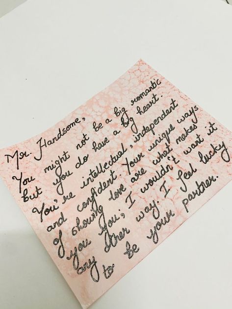 Handwriting Letters To Boyfriend, Simple Diy Love Letter, A Love Letter For Him, Handwritten Birthday Notes Aesthetic, Handwritten Notes For Him, Sweet Handwritten Notes To Boyfriend, Simple Love Letter For Him, Funny Love Letters For Him, Love Quotes Handwritten