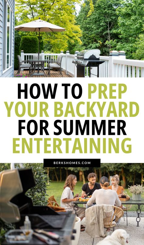 Grab the tongs and get ready to enjoy your backyard this summer! Whether you're hanging out with the family or throwing a summer barbecue, you'll love these outdoor ideas to help you prep your backyard for summer entertaining! Summer Hangout Spot, Summer Hangout, Game Area, Hangout Spot, Deck Party, Outdoor Cleaning, Summer Barbecue, Backyard Inspiration, Summer Entertaining