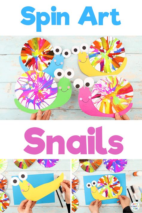 Art and craft is combined to make this adorable snail craft! With Spring is on its way and, with it, it will bring lots of lovely new learning topics for pre-schoolers and school early years. Life cycles, mini-beasts... This simple, yet effective art meets craft activity for kids is a fun and tactile way to encourage children to create. Outside Bug Activities Preschool, Insect Crafts Preschool Art Projects, Simple Spring Crafts For Toddlers, May Crafts Kindergarten, Bug Learning Activities Preschool, Insect Process Art Preschool, Snail Crafts Preschool, Insects Crafts For Toddlers, Toddler Bug Art