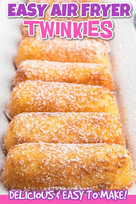 Twinkie Desserts, Deep Fried Twinkies, Fried Twinkies, Twinkies Recipe, Deep Fried Desserts, Fried Dessert, American Snacks, Easy Bake Oven, Carnival Food