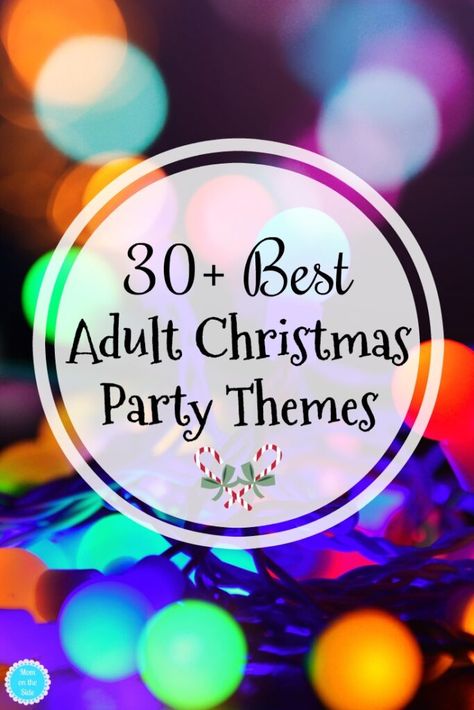 Cool Christmas Party Ideas, Friendsmas Party Theme Ideas, Different Christmas Party Themes, Christmas Theme Parties For Adults, Creative Christmas Party Ideas, Christmas Day Theme Ideas, Christmas Color Party, Christmas Party Ideas For Friends, Girls Night Xmas Party Ideas