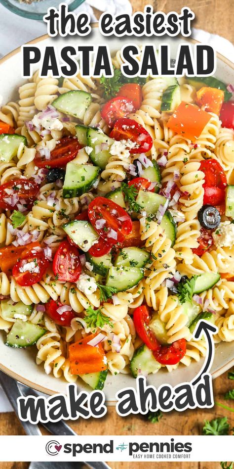 Pasta Salad, Salad Topping, Vegetable Carving, Salad Toppings, Easy Pasta Salad, Sandwiches For Lunch, Dinner Themes, Cooking For Two, Reduce Food Waste