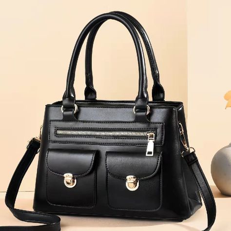 Faster shipping. Better service Beg Tangan, Sweater Bags, White Handbag, Brown Shoulder Bag, Leather Handbags Crossbody, Pink Tote, Casual Tote, Types Of Bag, Leather Zipper