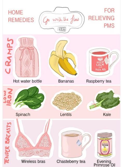 pinny : girlygirl164 Cramps Remedies, Period Cravings, Cramp Remedies, Women Things, Healthy Period, Girl Hacks, دورة شهرية, Period Hacks, Irregular Periods