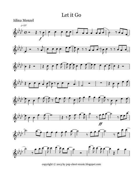 Free Pop Sheet Music: Let it Go - Idina Menzel (Flute) Flute Sheet Music Disney, Flute Notes, Disney Sheet Music, Frozen Let It Go, Violin Songs, Cello Sheet Music, Trumpet Sheet Music, Clarinet Music, Pop Sheet Music