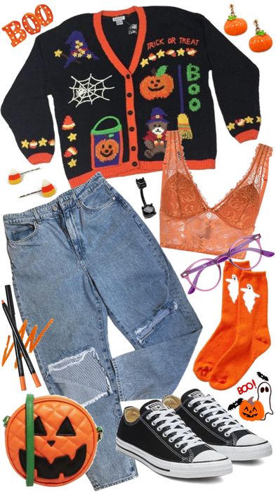 Halloween 1 Outfit | ShopLook Teacher Halloween Costumes Group, Halloween Fashion Outfits, Outfit Ideas For Party, October Outfits, Hot Halloween Outfits, Ideas For Halloween, Ideas For Party, Halloween 1, Halloween Outfit