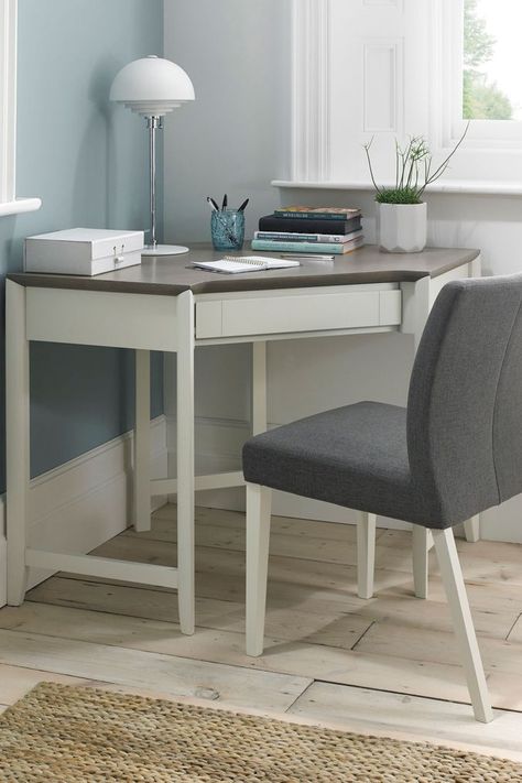 Bergen, Narrow Desk, Guest Bedroom Home Office, Bentley Design, Grey Desk, Living Room Home Office, Dining Living Room, Shelf Unit, Bedroom Chair