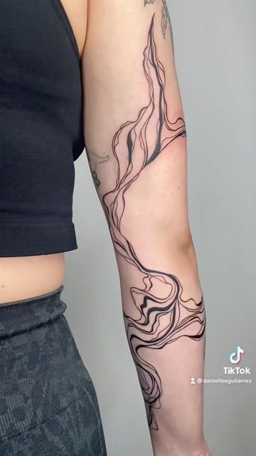 danielle gutierrez on Instagram: "LET’S DO MOOORREEEEE because honestly I’m in love with @bree_eliseee’s new swirl sleeve😍" Swirly Tattoo Sleeve, Swirl Sleeve Tattoo, Swirl Arm Tattoo, Siren Kingdom, Sleeve Tattoos Unique, Expensive Tattoos, Woman Sleeve Tattoo Ideas, Female Form Tattoo, Female Leg Sleeve Tattoo