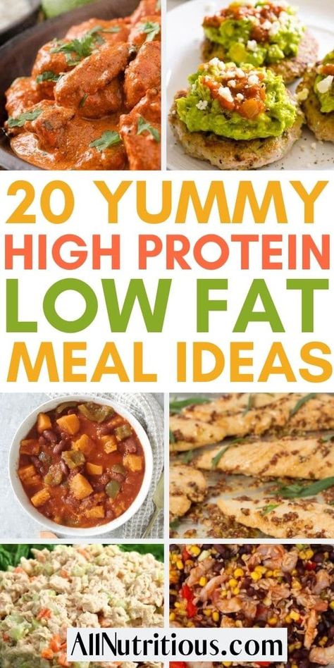 Low Fat Meals For Gallbladder Removal, Low Fat Air Fryer Recipes, High Protein Low Fat Recipes, Low Fat Diet Recipes, Fat Free Recipes, Gallbladder Diet, Low Fat Dinner, Best Diet Foods, Best Fat Burning Foods