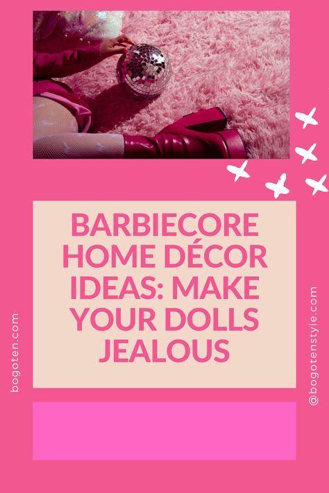 pink rug and dance ball Pastel, Diy Barbie Decor, Barbie Diy Furniture, Barbiecore Home, Barbie Home Decor, Barbie Bedroom Ideas, Barbie Room Decor, Barbie Decor, Pastel Furniture