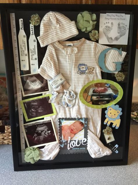 Newborn Shadow Box, Foto Kelahiran, Vom Avea Un Copil, طفلة حديثة الولادة, Baby Shadow Box, Baby Keepsakes, Baby Life Hacks, Diy Bebe, Foto Baby