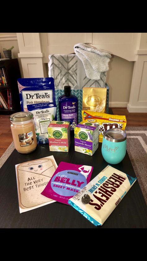 New Mom Basket Care Packages, Baby Shower Gift Basket For Mom Mommy Survival Kits, After Hospital Care Package, After Birth Mommy Basket, Labor Basket For Mom, Birth Basket For Mom, Care Basket For New Mom, Care Package For Grandma, Care Package Ideas For Mom