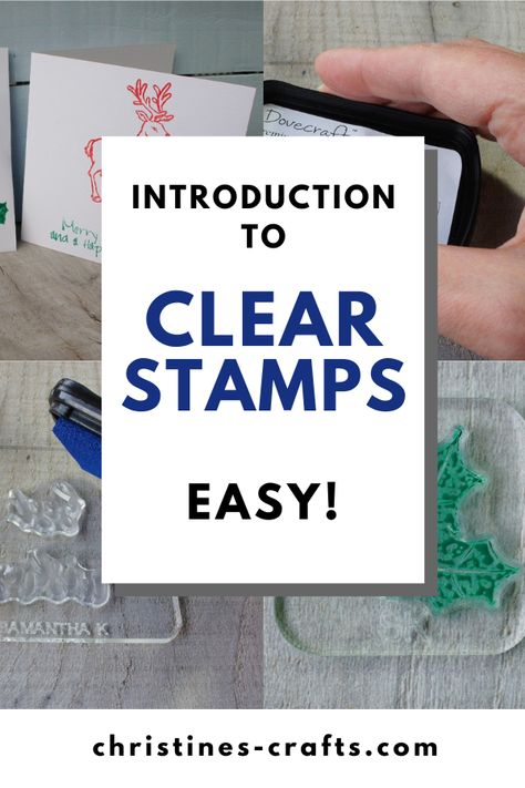 How To Use Rubber Stamps, Rubber Stamp Crafts Projects Ideas, Acrylic Block Stamping, Clear Stamps How To Use, Rubber Stamp Card Ideas, How To Use Clear Stamps, Clear Stamps Ideas, Ink Stamping Ideas, Carving Stamps