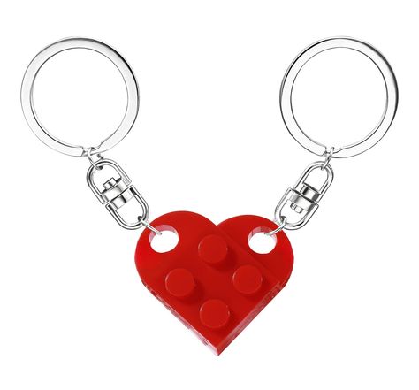 PRICES MAY VARY. 💕OF love and friendship Keychain💕- Handsome I need you here with me black boyfriend keychain; When joined together those two key rings make a unique heart,Great gift idea for your black friend, husband or dad. 💕A set of two pcs cute brick keychains, Split able, Very stylish design, Two brick keychains can be assembled into the shape of a heart, Romantic Gift for Boyfriend Girlfriend-Cute valentines gifts for him with two delicate matching keychains make people happy，Combining Cute Things To Give Your Boyfriend Gift, Homemade Gift Baskets For Boyfriend, Bday Gifts For Him Boyfriends, Boyfriend 2 Year Anniversary Gifts, 6 Months Dating Gifts, Small Gifts For Bf, Heartfelt Gifts For Boyfriend, National Bf Day Gifts, Cute Anniversary Gifts For Him