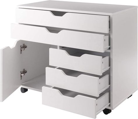 Salon Suites, Mobile Storage, Craft Room Office, Storage Hacks, Side Cabinet, Small Drawers, Craft Room Organization, Large Drawers, Storage Compartments