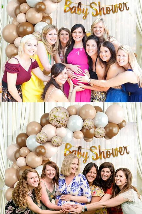 Baby Shower Decoration Items - 44Pcs Baby Shower Decorations | Mom To Be Decoration Items Set | Baby Shower Props for Photoshoot | Maternity Shoot Props Accessories | Baby Shower Balloons Mom To Be Photoshoot With Friends, Baby Shower Group Photo, Baby Shower Ideas Photoshoot, Baby Shower Poses With Friends, Baby Shower Poses Mom, Mom To Be Decoration Ideas, Baby Shower Couple Poses, Mom To Be Decoration, Baby Shower Poses Couple