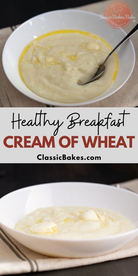 Cream Wheat Recipes, Vegan Cream Of Wheat, Diy Cream Of Wheat, Cream Of Wheat Recipes Breakfast Healthy, Overnight Cream Of Wheat, Russian Breakfast, Wheat Porridge, Unprocessed Recipes, Cheap Breakfast