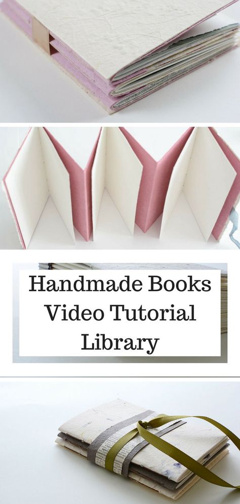 Bookmark this list of handmade book tutorials - video and photo tutorials #handmadebook #crafttutorial Library Crochet, Book Binding Design, Vika Papper, Homemade Books, Diy Buch, Diy Photo Book, Bookbinding Tutorial, Anniversaire Diy, Book Binding Diy