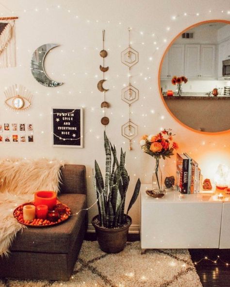 Decoration Small Bedroom, Boho Bedroom Ideas Hippie, Warm Home Decor, Rest Area, Hippie Home Decor, Bedroom Decor Design, Boho Room, Summer Home Decor, Creative Home Decor