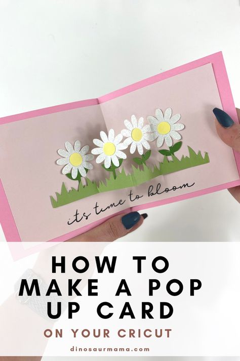 3d Cards Diy, Make A Pop Up Card, Cards Diy Easy, Pop Up Flower Cards, Cricut Birthday Cards, Pop Out Cards, Diy Pop Up Cards, Pop Up Card Templates, Diy Pop