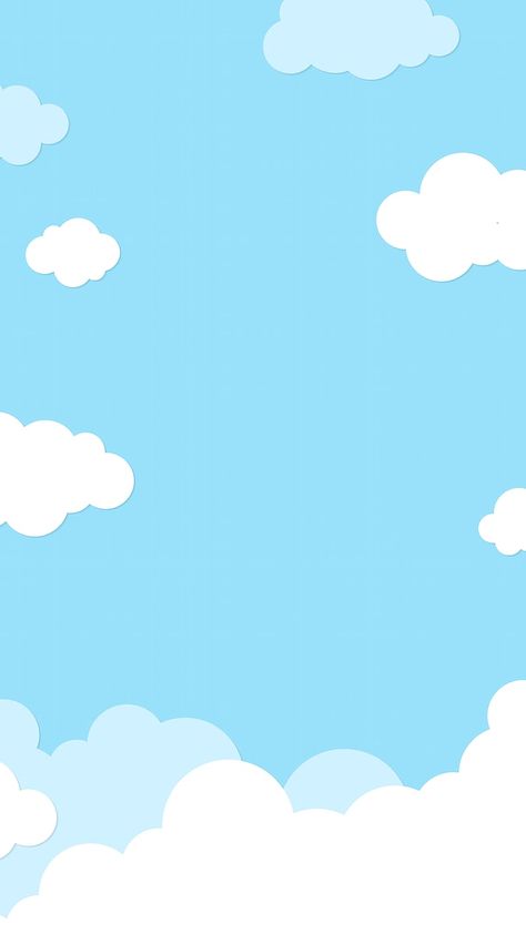 Download free vector of Cloud mobile wallpaper, cute phone background with light blue paper cut illustration vector by Aew about cloud phone wallpaper, kids backgroud, iphone wallpaper kids, blue clouds illustration, and wallpaper hd for mobile 3901386 Cocomelon Wallpaper Background, Bluey Background Wallpaper, Sky Hd Background, Cocomelon Background, Bluey Backgrounds, Sky Illustration Background, Wallpaper Clouds Sky, Blue Cloud Background, Cute Phone Background