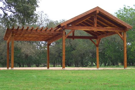 Pavilions San Antonio | Outdoor Pavilion | Covered Patio | Outdoor Room | Backyard Pavilion Wooden Gazebo, Patio Pergola, Outdoor Pavilion, Backyard Pavilion, Pergola Plans, Pergola Patio, Outdoor Pergola, Dream Backyard, Backyard Projects