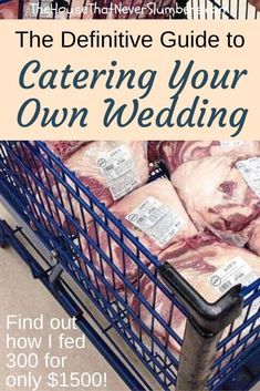 Diy Food At Wedding, How To Cater A Wedding, Wedding Buffet Food On A Budget, Cater Own Wedding, Smoked Meat Wedding Food, Summer Wedding Menu Ideas Buffet, Cheap Wedding Food Ideas For 200 People, Best Wedding Food Dinner, Catering Your Own Wedding Food