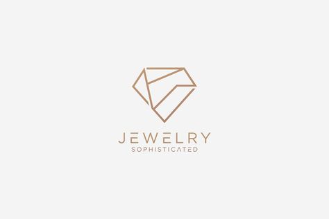 Jewellery Logo Design Ideas, Jewellery Logo Design, Jewelry Logo Ideas, Jewelry Brand Logo, Logo Diamond, Jewel Logo, Jewellery Logo, Cafe Logo Design, Jewelry Logo Design