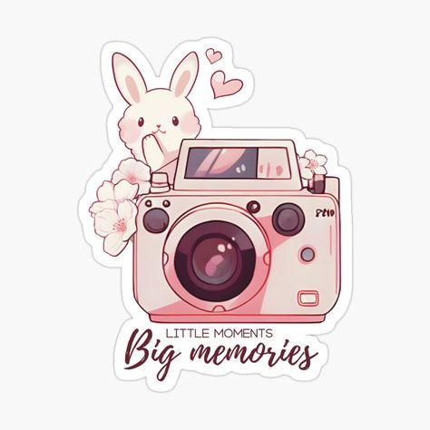 Cute Camera Stickers, Stiker Emoji, Pink Polaroid Camera, Bridgerton Stickers, Pink Polaroid, Diy Crafts Keychain, Ganesh Rangoli, Pink Stickers, Mini Stickers