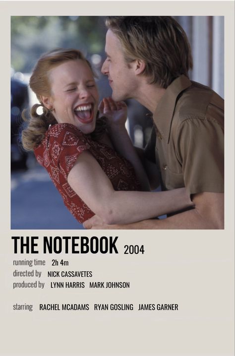 Notebook Movie, Romcom Movies, Movies To Watch Teenagers, Iconic Movie Posters, Girly Movies, Movie Card, Film Posters Minimalist, Happy End, Film Posters Vintage