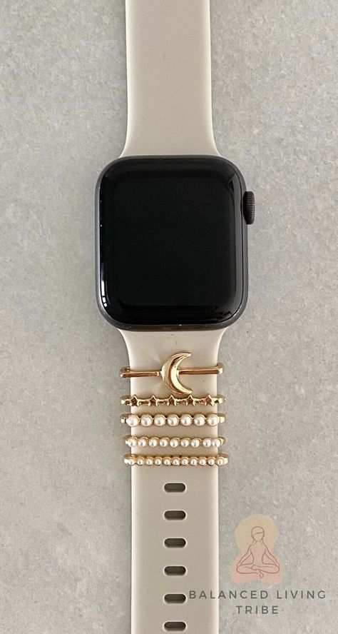 Apple Watch Charm Accessory Stackable Watch C Bracket Stack With Apple Watch, Apple Watch Band Charm, Aesthetic Apple Watch Bands, Apple Watch Charm, Cute Apple Watch Bands, Apple Watch Bracelet, Apple Watch Bands Fashion, Apple Watch Fashion, Unique Watches