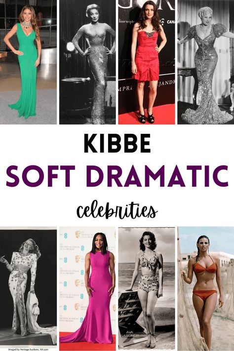 Soft Dramatic Hair Kibbe, Outfits For Soft Dramatic, Soft Dramatic Kibbe Dresses, Kibbe Soft Dramatic Celebrities, Soft Dramatic Dresses, Soft Dramatic Celebrities, Soft Dramatic Dress, Kibbe Soft Dramatic Outfits, Kibbe Dramatic Outfits