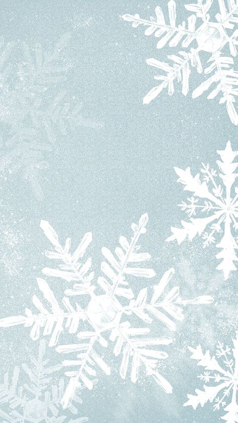 Snowflake Illustration, Winter Backgrounds Iphone, Snowflake Wallpaper, Winter Iphone, Iphone Wallpaper Winter, Wallpaper Winter, Xmas Wallpaper, Free Illustration Images, Christmas Phone Wallpaper