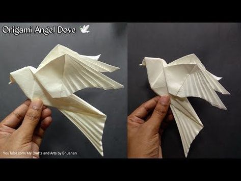 Dove Origami, Origami Angel, Origami Stella, Origami Dove, Origami Mouse, Origami Star Box, Tutorial Origami, Origami Ball, Origami Dragon