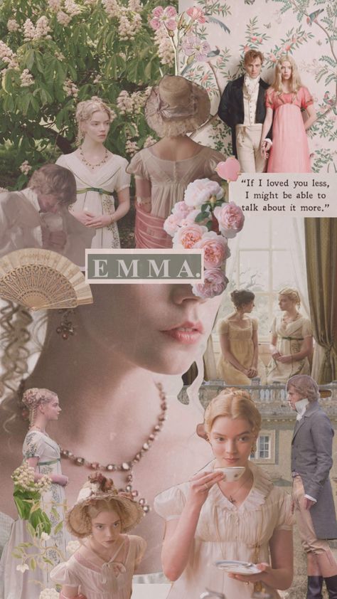 Emma Jane Austen Book Aesthetic, Jane Austen Emma Aesthetic, Emma Wallpaper Jane Austen, Emma Aesthetic Jane Austen, Emma 2020 Wallpaper, Emma 2020 Aesthetic, Emma Jane Austen Aesthetic, Emma Wallpaper, Emma Aesthetic