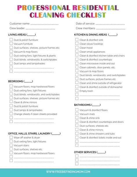 Organisation, Professional House Cleaning Checklist, Cleaning House Checklist, House Cleaning Checklist Printable, Deep Cleaning House Checklist, Cleaning Checklist Printable Free, House Cleaning List, Housekeeper Checklist, Free Printable Cleaning