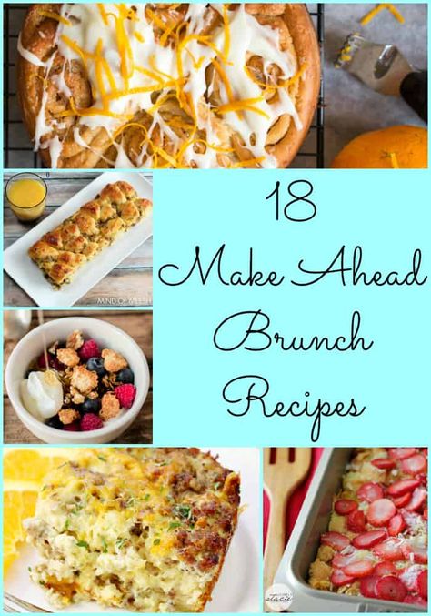 Make Ahead Brunch Recipes, Baby Shower Brunch Food, Make Ahead Brunch, Easter Brunch Food, Birthday Brunch, Easy Brunch, Brunch Menu, Quiche Recipes, Brunch Wedding