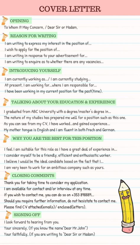 Job Interview Advice, Job Cover Letter, Interview Advice, Job Help, Writing A Cover Letter, Resume Writing Tips, Essay Writing Skills, Resume Skills, Business Writing