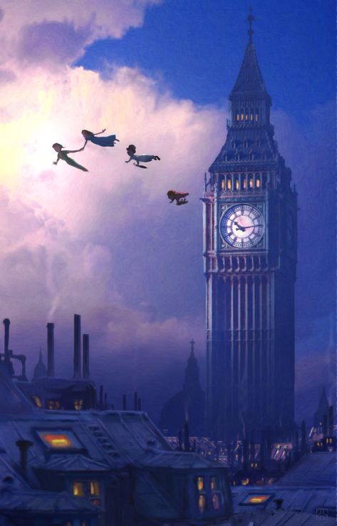 Stephan Martiniere, Disney Viejo, Taustakuva Iphone Disney, Dunia Disney, Image Bleu, Personaje Fantasy, Foto Disney, Peter Pan Disney, Disney Peter Pan