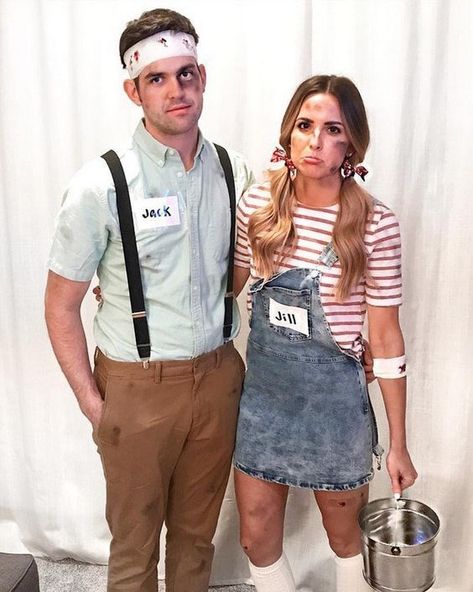 Sugar & Cloth: DIY Halloween Costumes for Couples. See all the couples costume ideas here! #costumes #couples #halloween #diy #adults #women #men Ironic Halloween Costumes, 3 Person Halloween Costume, Easy Diy Couples Costumes, Last Minute Halloween Kostüm, Work Costumes, Last Minute Diy Costumes, Diy Fantasia, Halloween College, Couples Costumes Creative