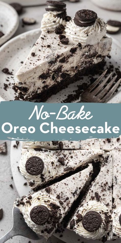 Live Well Bake Often, Oreo Cheesecake Recipes, No Bake Oreo Cheesecake, I Lost 100 Pounds, Baked Cheesecake Recipe, Oreo Recipes, Gateaux Cake, Easy Cheesecake Recipes, Oreo Dessert