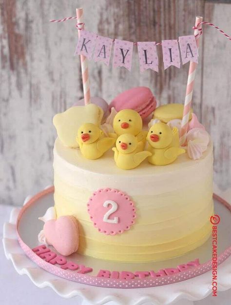 50 Duck Cake Design (Cake Idea) - March 2020 Duck Cake Design, Duck Birthday Cake, Rubber Duck Cake, Duck Birthday Theme, Rubber Ducky Birthday, Rubber Duck Birthday, Duck Cake, Duck Birthday, 2 Birthday Cake