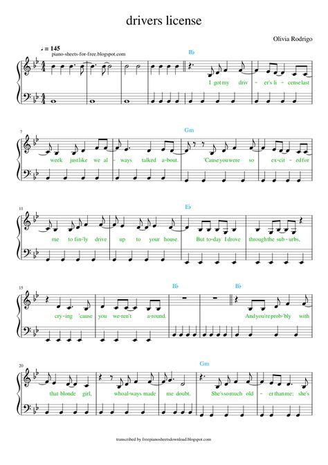 Piano Sheet Music Popular Songs, Violin Music Sheets Popular, Olivia Rodrigo Piano Letters, Easy Popular Piano Sheet Music, Free Violin Sheet Music Popular Songs, Olivia Rodrigo Piano Notes, Trumpet Sheet Music Popular Songs, Olivia Rodrigo Piano Chords, Olivia Rodrigo Piano Sheet Music