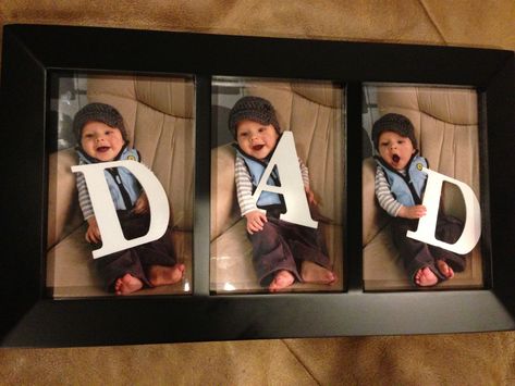 Diy Father's Day Gifts From Baby, Diy Father's Day Crafts, First Fathers Day Gifts, Diy Father's Day Gifts, Father's Day Diy, Fathers Day Presents, Dad Day, Fathers Day Crafts, First Fathers Day