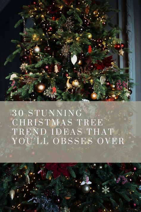 See more here: https://byannabellerose.com/30-stunning-christmas-tree-trend-ideas-that-youll-obsess-over/ Here are 30 stunning Christmas tree trend ideas for 2021 that you will be obsessed with! Stunning Christmas Trees, Most Beautiful Christmas Trees, Christmas Tree Trends 2023/24, Real Christmas Tree Decorations, Colored Lights Christmas Tree Decorating, 2024 Xmas Tree Trends, Live Christmas Tree Ideas Decorating, 12 Foot Christmas Tree Decorations, Different Christmas Aesthetic