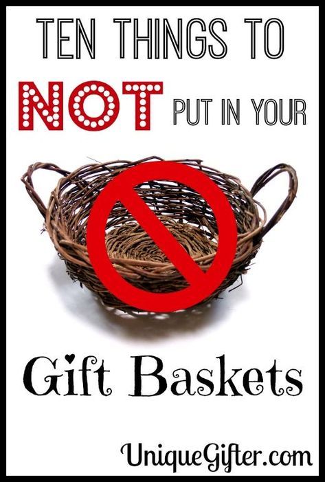 Gift baskets can get a bad rep when someone is receiving a whole bunch of them. Summer sausage, anyone? Here are Ten Things to Not Put In Your Gift Baskets! Gift basket Ideas #giftbasketideas #giftbaskets 5 Senses Gift For Boyfriend, Joululahjat Diy, Valentijnsdag Diy, Diy Gifts For Christmas, Summer Gift Baskets, Fundraiser Baskets, Selamat Hari Valentine, Hadiah Valentine, Auction Basket