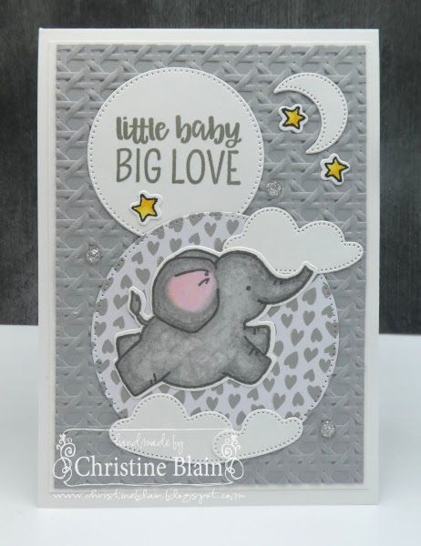 The Little Dreamers stamp and die bundle from Stampin' Up! is pretty darn adorable!  I have had a lovely time creating baby cards for my sta... Stampin Up Little Dreamers, Little Dreamers Stampin Up Cards, Stampin Up New Catalog 2023-2024 Cards, Baby Boy Cards Handmade, Stampin Up Baby Cards, Adorable Elephants, 3x3 Cards, Baby Cards Handmade, Baby Boy Cards