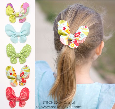 Patchwork, Couture, Fabric Butterfly Diy, Butterfly Craft Ideas, How To Make Butterfly, Butterfly Craft, Butterflies Wreath, Hair Bow Tutorial, Butterfly Template