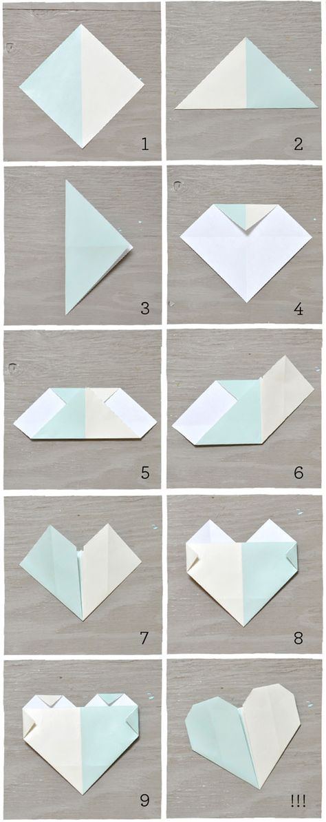 Hart Origami, Origami Kutu, Origami Tutorial Easy, Origami Step By Step, Tutorial Origami, Origami Ball, Origami Decoration, Origami For Beginners, Origami Love