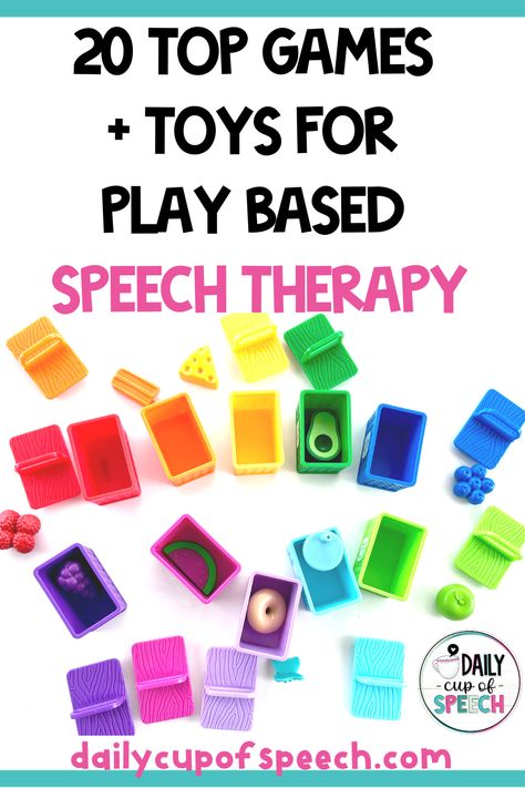 Interactive Speech Therapy Activities, Speech Therapy For Kindergarteners, Speech Therapy Ideas For Nonverbal, Speech Games For Preschoolers, Language Speech Therapy Activities, Nonverbal Speech Therapy Activities, Speech Apraxia Activities, Hands On Speech Therapy Activities, Sight Words Kindergarten Activities Fun Games